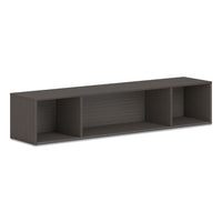 Mod Wall Storage, 66w X 14d X 39.75h, Slate Teak