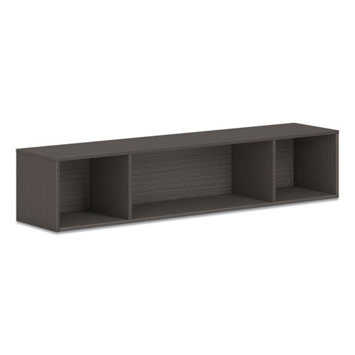 Mod Wall Storage, 66w X 14d X 39.75h, Slate Teak