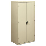 Assembled Storage Cabinet, 36w X 24 1-4d X 71 3-4h, Putty