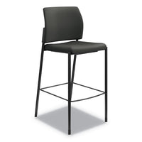Accommodate Series Cafe Stool, Supports Up To 300 Lb, 30" Seat Height, Black