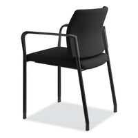 Accommodate Series Guest Chair With Fixed Arms, 23.25" X 22.25" X 32", Black, 2-carton