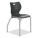 Smartlink Four-leg Chair, Supports Up To 275 Lb, 18" Seat Height, Lava Seat/back, Platinum Base, Ships In 7-10 Business Days