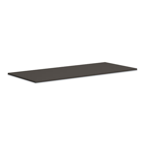 Mod Rectangular Conference Table Top, 96w X 42d, Slate Teak