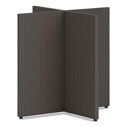 Mod X-base For 48" Table Tops, Slate Teak