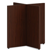 Mod X-base For 48" Table Tops, Traditional Mahogany