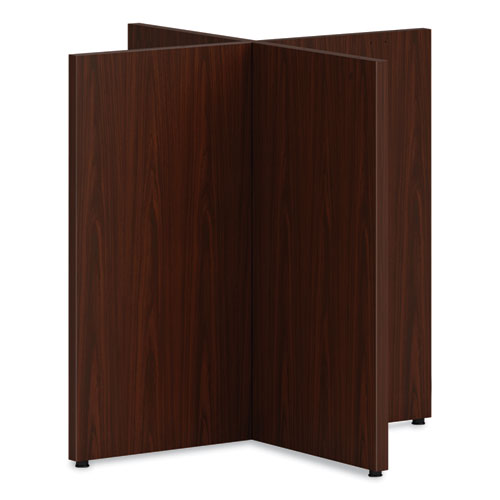 Mod X-base For 48" Table Tops, Traditional Mahogany