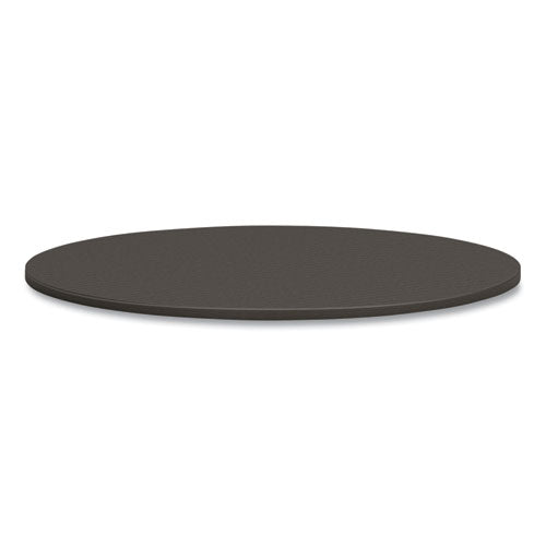 Mod Round Conference Table Top, 48" Dia, Slate Teak