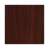 Mod Round Conference Table Top, 48" Dia, Traditional Mahogany