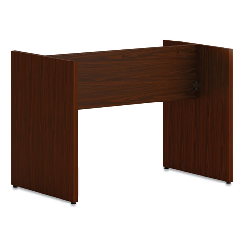 Mod Slab Base For 72" Table Tops, Traditional Mahogany