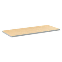 Build Rectangle Shape Table Top, 60w X 24d, Natural Maple