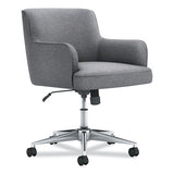 Matter Multipurpose Chair, 23" X 24.8" X 34", Light Gray Seat, Light Gray Back, Chrome Base, Ships In 7-10 Business Days