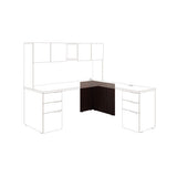 Voi End Panel Support, 16w X 20d X 28.5h, Mahogany