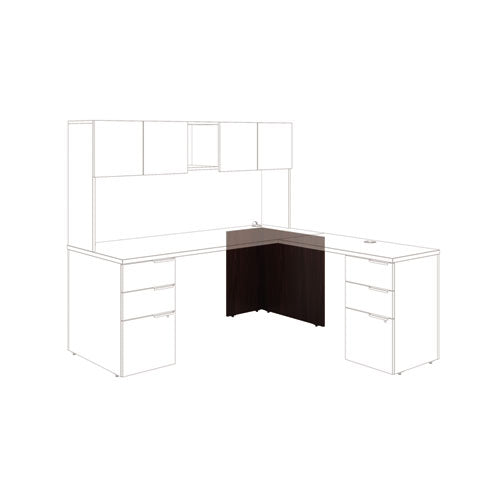 Voi End Panel Support, 16w X 20d X 28.5h, Mahogany
