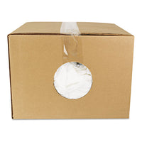 New Bleached White T-shirt Rags, 25 Pounds-bag