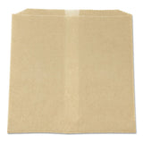 Waxed Napkin Receptacle Liners, 8.5" X 8", Brown, 500-carton