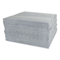 Taskbrand All Sorb Industrial Sorbent Pad, 0.24 Gal, 15 X 18, 100-carton