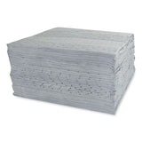 Taskbrand All Sorb Industrial Sorbent Pad, 0.24 Gal, 15 X 18, 100-carton