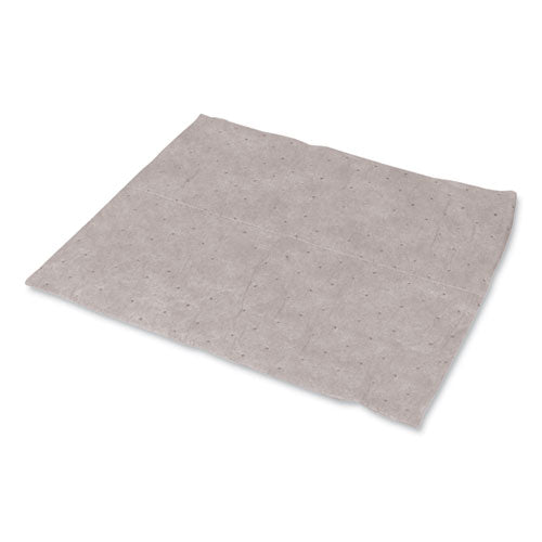 Taskbrand All Sorb Industrial Sorbent Pad, 0.24 Gal, 15 X 18, 100-carton