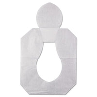 Health Gards Toilet Seat Covers, Half-fold, White, 250-pack, 10 Boxes-carton