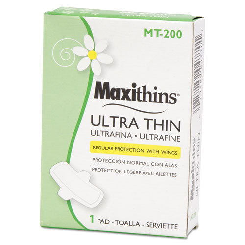 Maxithins Vended Ultra-thin Pads, 200-carton