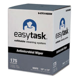 Easy Task F310 Wiper, Quarterfold, 10 X 13, Zipper Bag, 175-bag