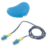 Fus30 Hp Fusion Multiple-use Earplugs, Reg, 27nrr, Corded, Be-we, 100 Pairs