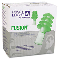 Fus30s-hp Fusion Multiple-use Earplugs, Small, 27nrr, Corded, Gn-we, 100 Pairs