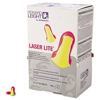 Ll-1 D Laser Lite Single-use Earplugs, Cordless, 32nrr, Ma-yw, Ls500, 500 Pairs