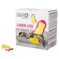 Ll-30 Laser Lite Single-use Earplugs, Corded, 32nrr, Magenta-yellow, 100 Pairs