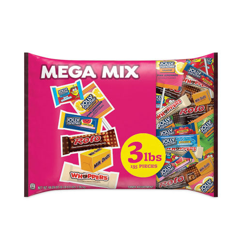 Mega Mix Chocolate And Sweets Assortment, 135 Individually Wrapped Chocolates-candies
