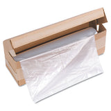 Shredder Bags, 58 Gal Capacity, 100 Bags-roll, 1-roll