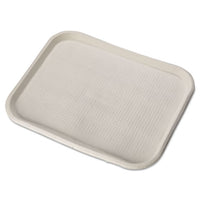 Savaday Molded Fiber Food Trays, 14 X 18, White, Rectangular, 100-carton