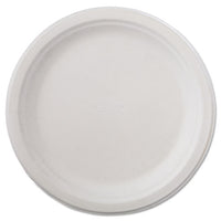 Classic Paper Dinnerware, Plate, 9 3-4" Dia, White, 125-pack, 4 Packs-carton