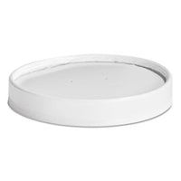 Vented Paper Lids, 8-16oz Cups, White, 25-sleeve, 40 Sleeves-carton