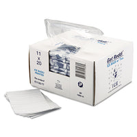 Ice Bags, 1.5 Mil, 11" X 20", Clear, 1,000-carton