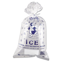 Ice Bags, 1.5 Mil, 12" X 21", Clear, 1,000-carton