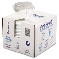 Food Bags, 8 Qt, 0.85 Mil, 8" X 18", Clear, 1,000-carton