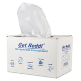 Get Reddi Freezer Food Storage Bags, 0.5 Mil, 27" X 37", Natural, 200-carton