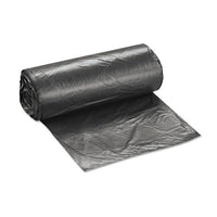 High-density Commercial Can Liners, 16 Gal, 8 Microns, 24" X 33", Black, 1,000-carton