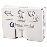 High-density Interleaved Commercial Can Liners, 30 Gal, 8 Microns, 30" X 37", Clear, 500-carton