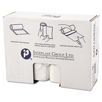 High-density Interleaved Commercial Can Liners, 30 Gal, 0.39 Mil, 30" X 37", Black, 500-carton