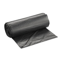 High-density Commercial Can Liners, 60 Gal, 22 Microns, 38" X 60", Black, 150-carton