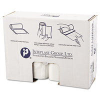 High-density Interleaved Commercial Can Liners, 45 Gal, 12 Microns, 40" X 48", Clear, 250-carton