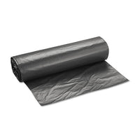 High-density Interleaved Commercial Can Liners, 45 Gal, 16 Microns, 40" X 48", Black, 250-carton