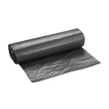 High-density Interleaved Commercial Can Liners, 45 Gal, 16 Microns, 40" X 48", Black, 250-carton