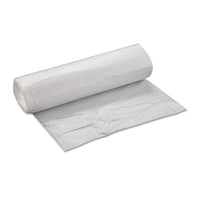 High-density Interleaved Commercial Can Liners, 45 Gal, 16 Microns, 40" X 48", Clear, 250-carton