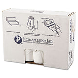 High-density Interleaved Commercial Can Liners, 45 Gal, 16 Microns, 40" X 48", Clear, 250-carton