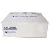 High-density Commercial Can Liners, 60 Gal, 16 Microns, 43" X 48", Natural, 200-carton