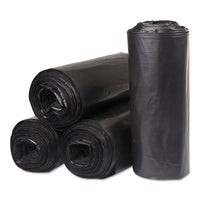 Low-density Commercial Can Liners, 60 Gal, 1.4 Mil, 38" X 58", Black, 100-carton