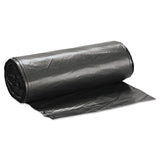 Low-density Commercial Can Liners, 60 Gal, 1.4 Mil, 38" X 58", Black, 100-carton